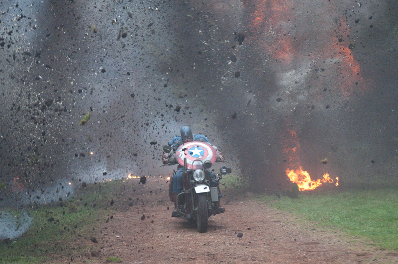 Illustration for article titled High-Res Captain America Stills: F*@% Yeah!